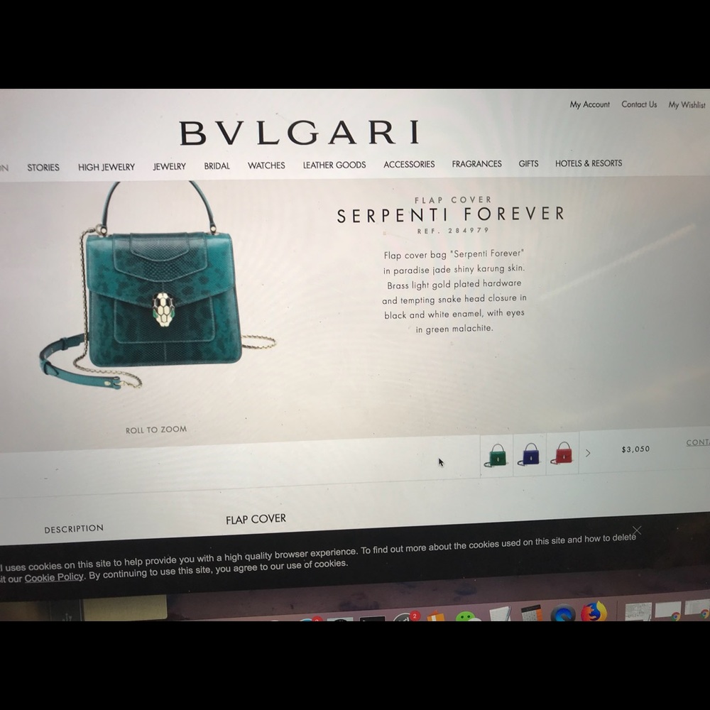 Brand new Bvlgari bag